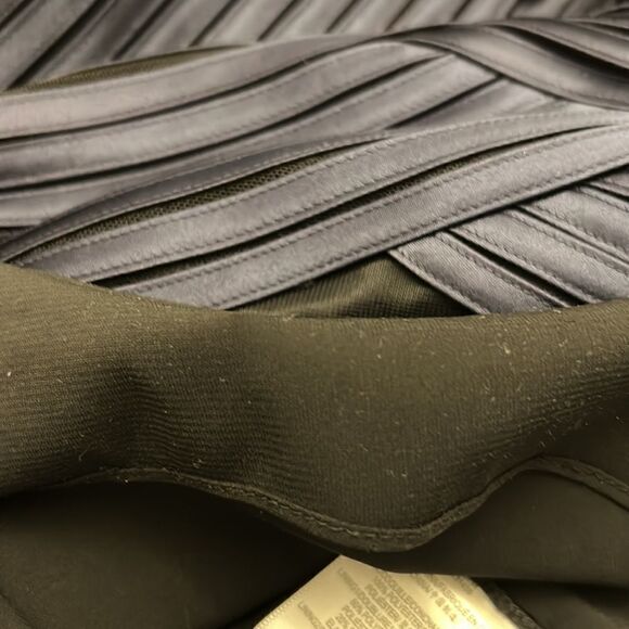 BCBGMAXAZRIA deep blue fitted spaghetti strap cocktail dress Size 4 EUC - Picture 12 of 12